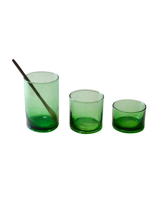 Glas kadousse groen