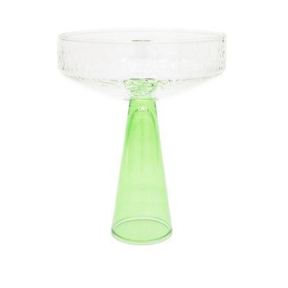 Coupe Claude, helder / groen, set van 2