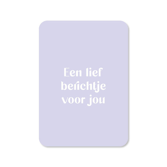Kaart | Een lief berichtje voor jou!