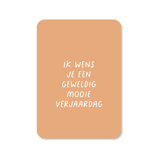 Kaart | Ik wens je een geweldige verjaardag